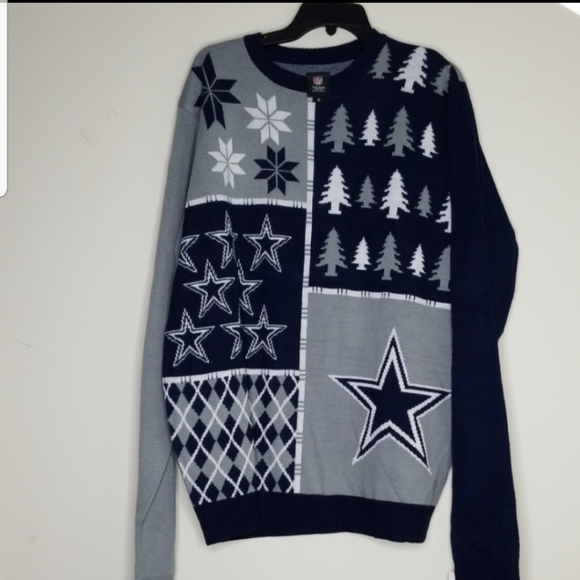 NFL APPAREL DALLAS COWBOYS CHRISTMAS SWEATER - Picture 6 of 7